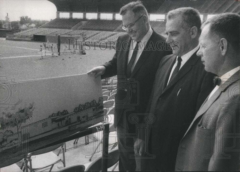 1967 Howsam and Tampa Officials Clubhouse Drawing-Historic Images