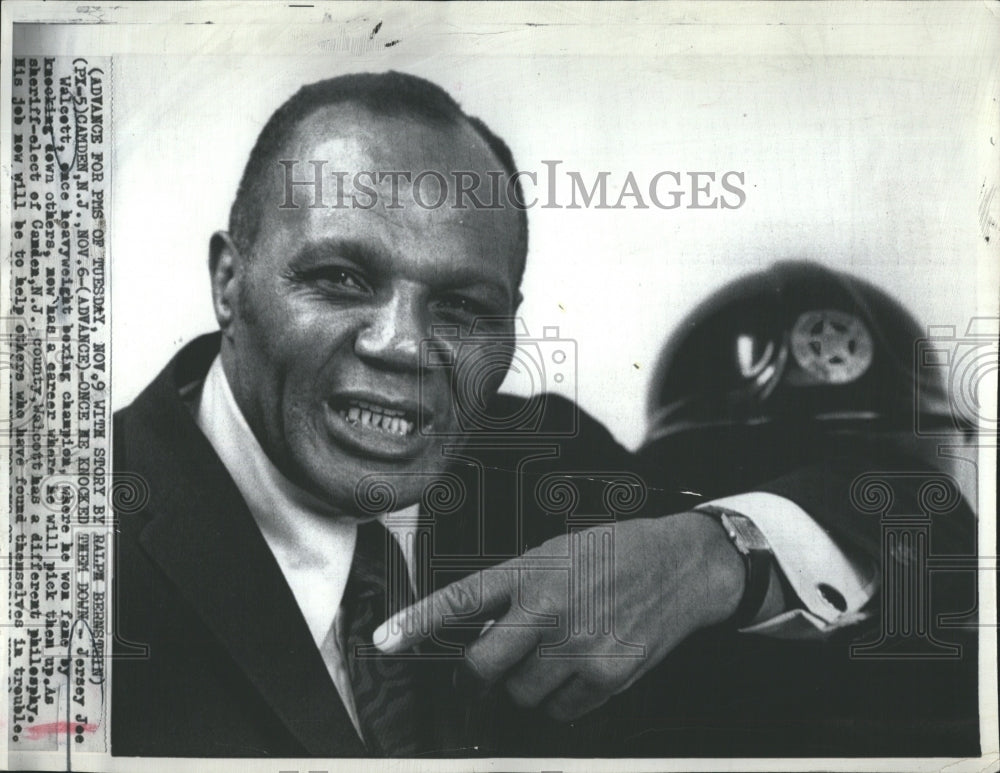 1971 Heavyweight Champion Walcott Becomes New Jersey Sheriff-Historic Images