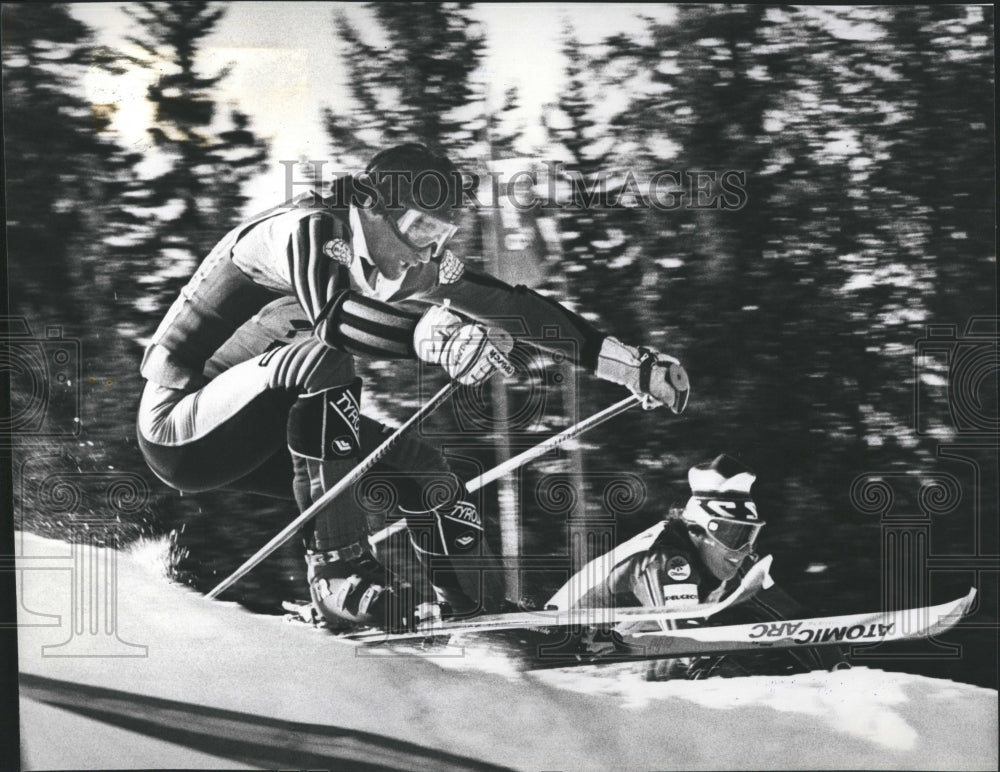 1982 Press Photo Andre Arnold Richie Woodworth - Historic Images