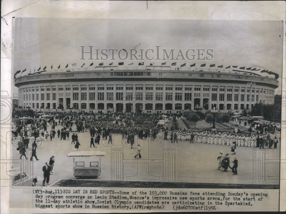 1956 Press Photo RussiaLenin Stadium - RSH25069 - Historic Images