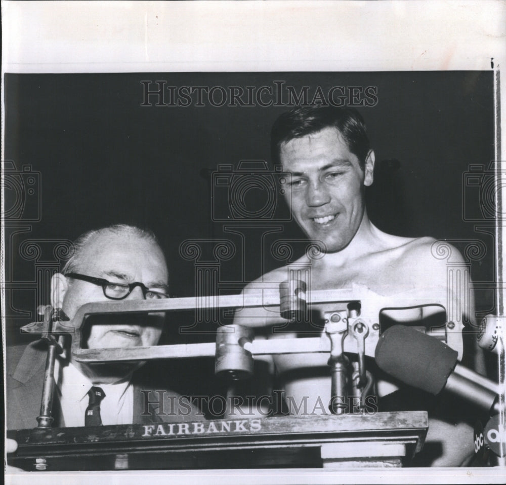 1967 Joey Archer (Boxing) &amp; Ed Dooley New York Commission Chairman - Historic Images