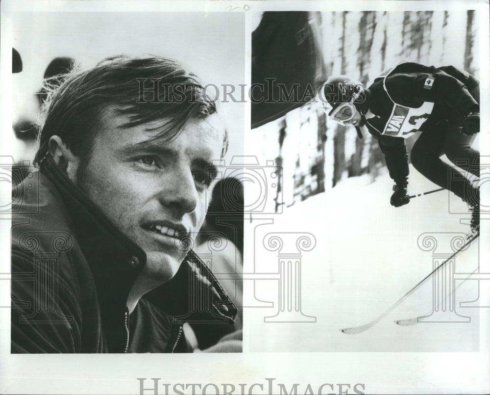 1968 Press Photo Jean Claude Killy, Grand Prix Ski - Historic Images