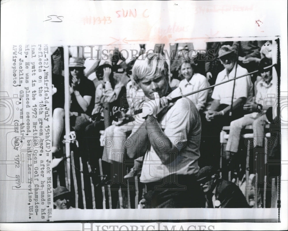 1972 Golfer Jack Nicklaus British Open-Historic Images