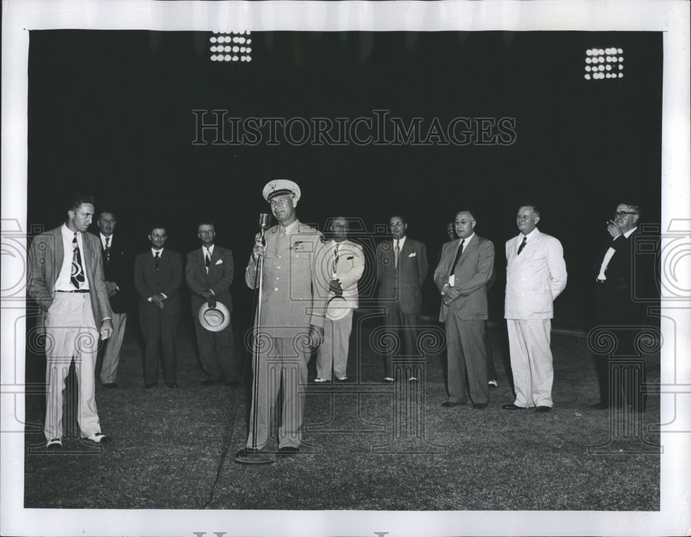 General Charles F. Born dedicates San Antonio&#39;s new Baseball Park-Historic Images