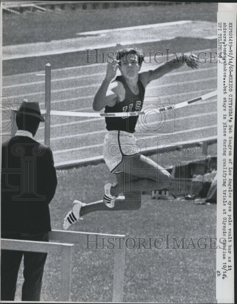 1968 Press Photo Bob Seagren Mexico City - RSH25525 - Historic Images