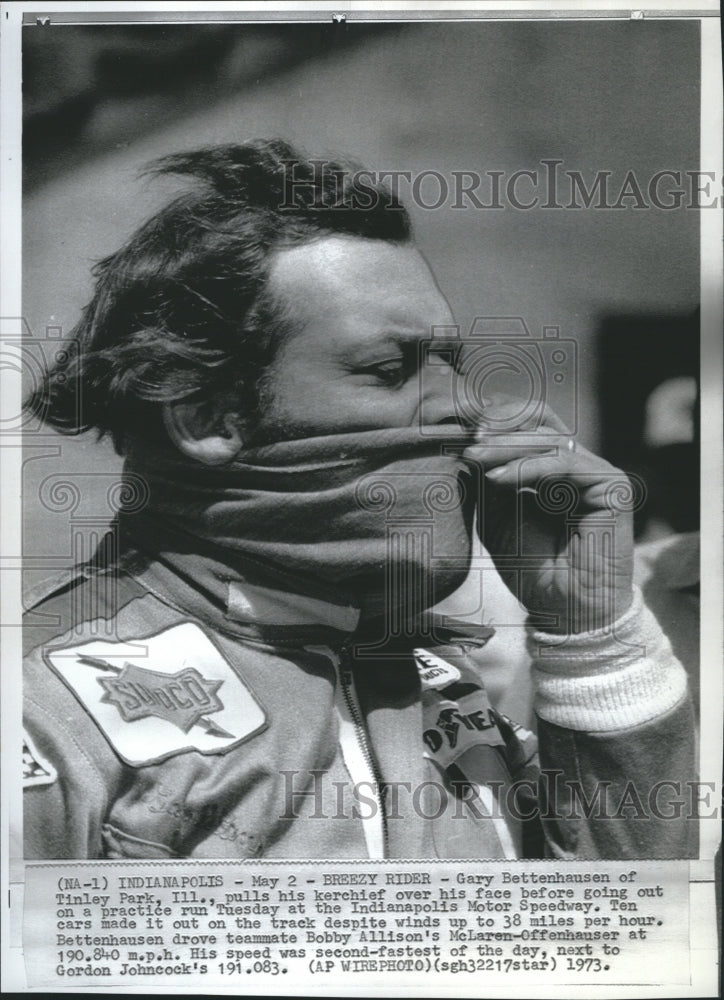 1973 Press Photo Gary Bettenhausen - Historic Images