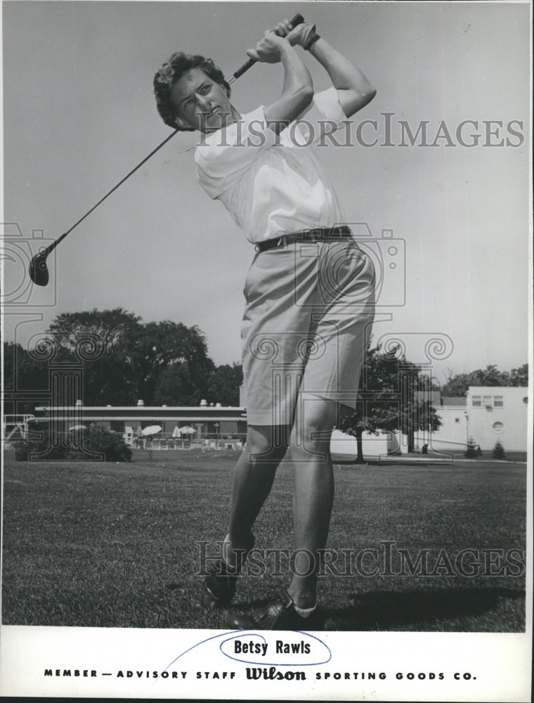 1963 Press Photo Betsy Rawls - Historic Images