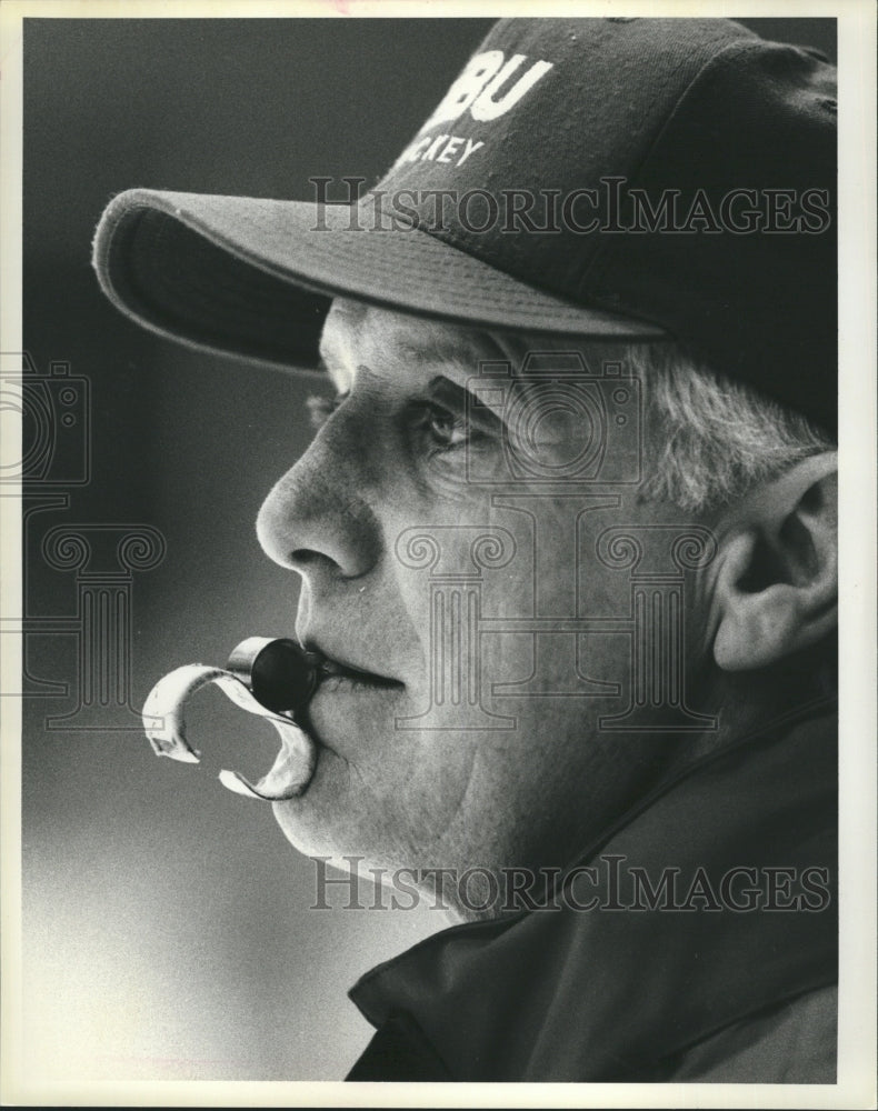 Boston University Hockey Coach.-Historic Images
