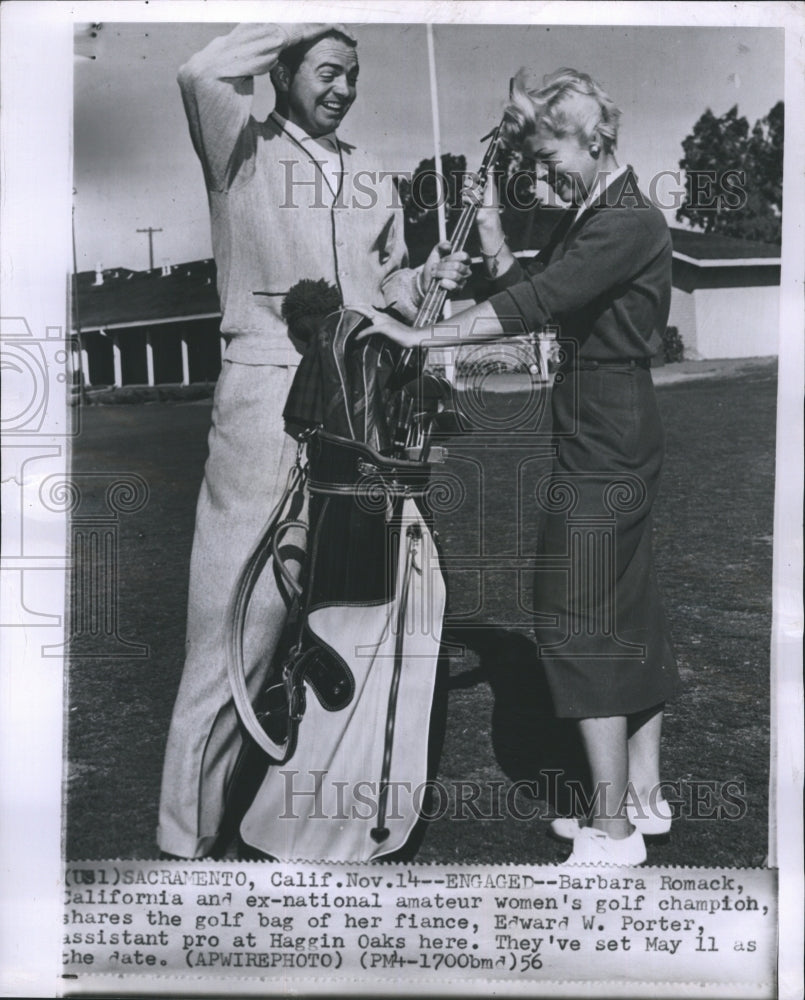 1956 Barbara Romack Edward Porter-Historic Images