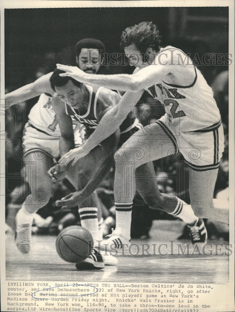 1972 Dave Debusschere Knicks Jo Jo White Celtics - Historic Images