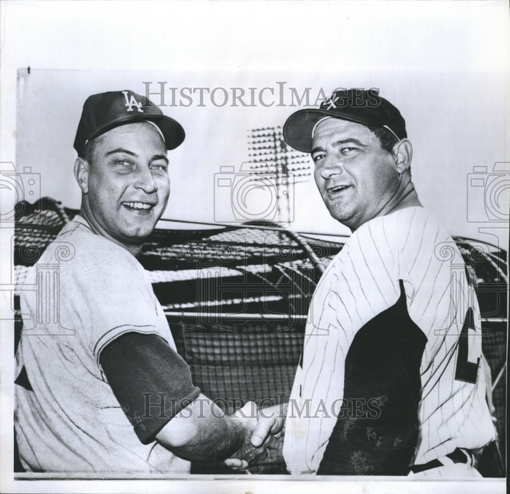 1959 Press Photo John Podres Early wynn - Historic Images