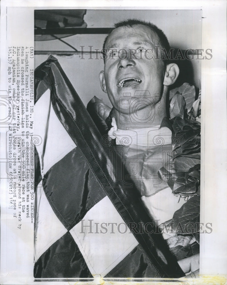 1963 Parnelli Jones winds the Indianapolis 500.-Historic Images