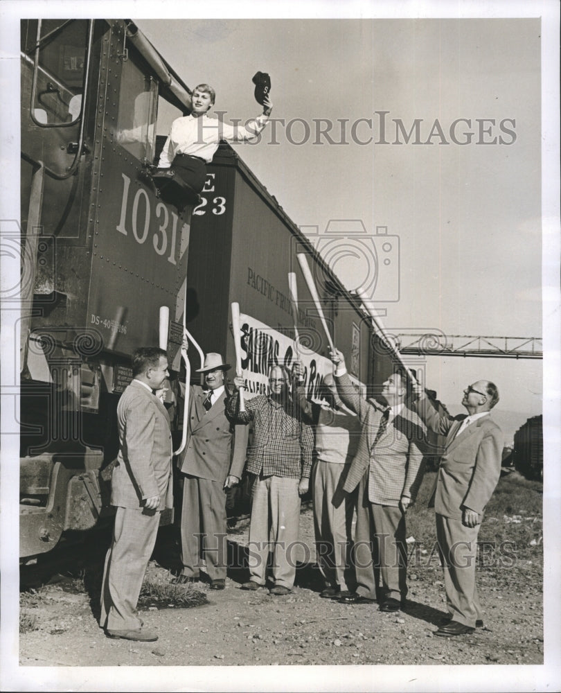 1954 Simon on Baseball Express-Historic Images