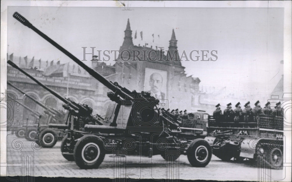 1959 Press Photo USSR Celebration Military Parade - Historic Images