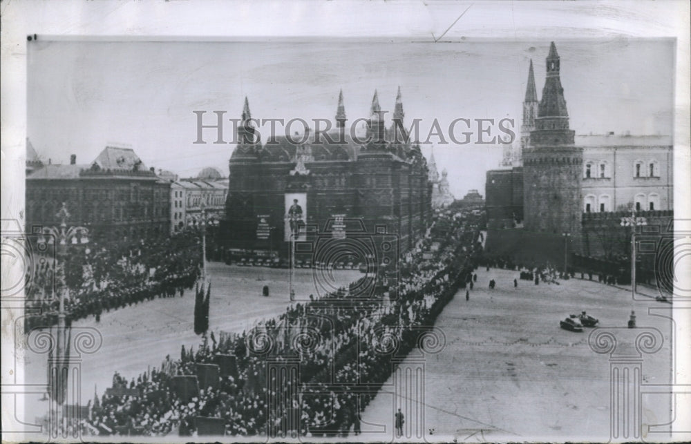 1958 Press Photo USSR Red Square - Historic Images