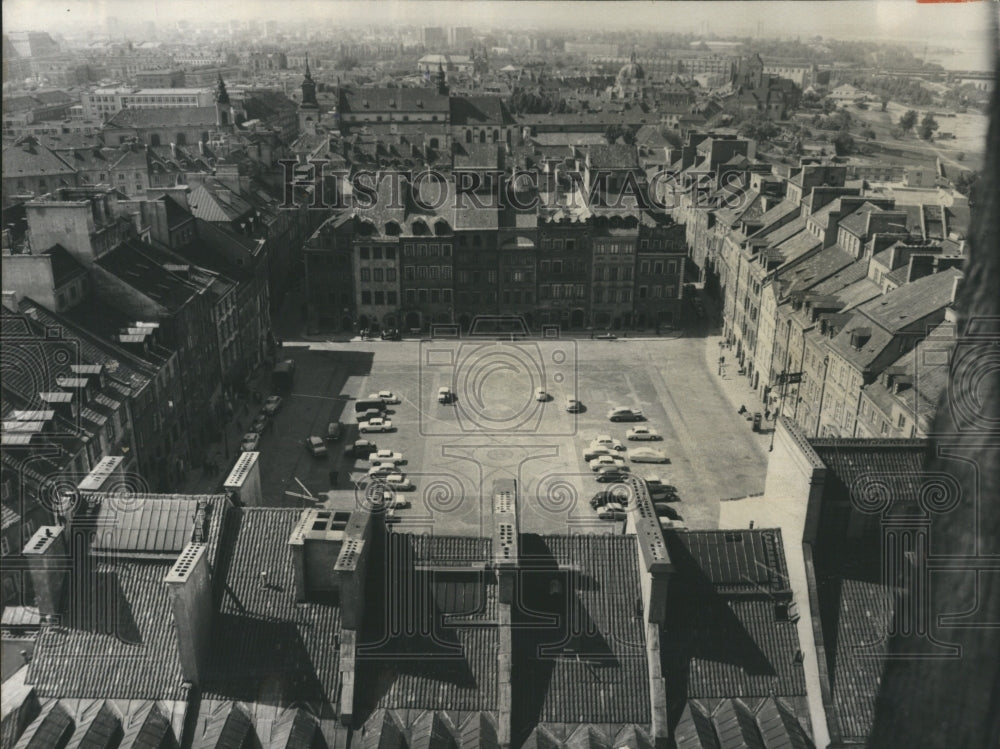 1971 Press Photo Old Town Square, Warsaw - RSH26817 - Historic Images