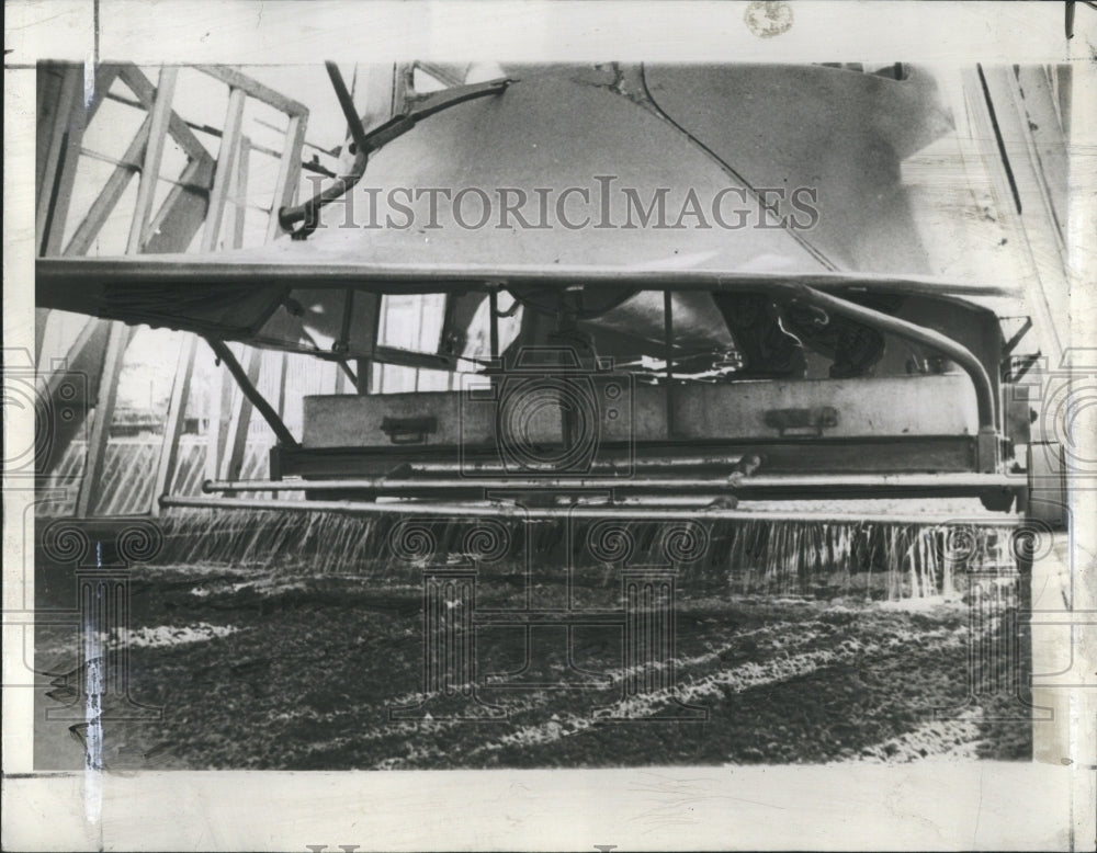 1940 Russian Farming Combine Machinery Flatbed Agriculture B&W-Historic Images