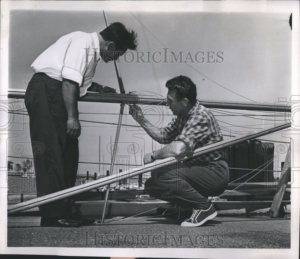 1963 Timir Pinegin &amp; Boris Mirochin World&#39;s Star Boat Championship-Historic Images