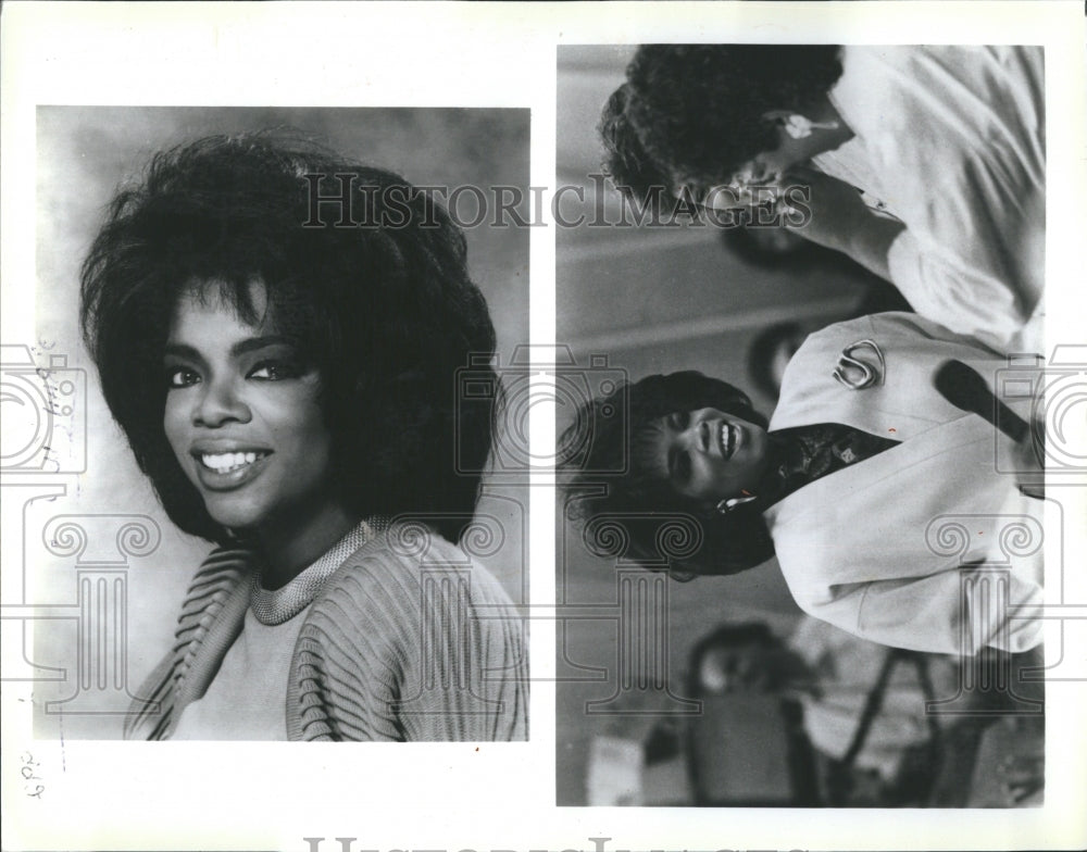 1991 Press Photo Winfrey Talk Show Hostess - Historic Images