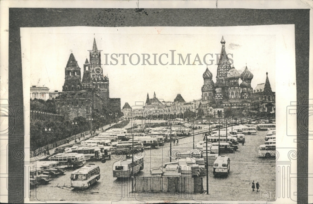 1966 Press Photo Kremlin Parking - Historic Images