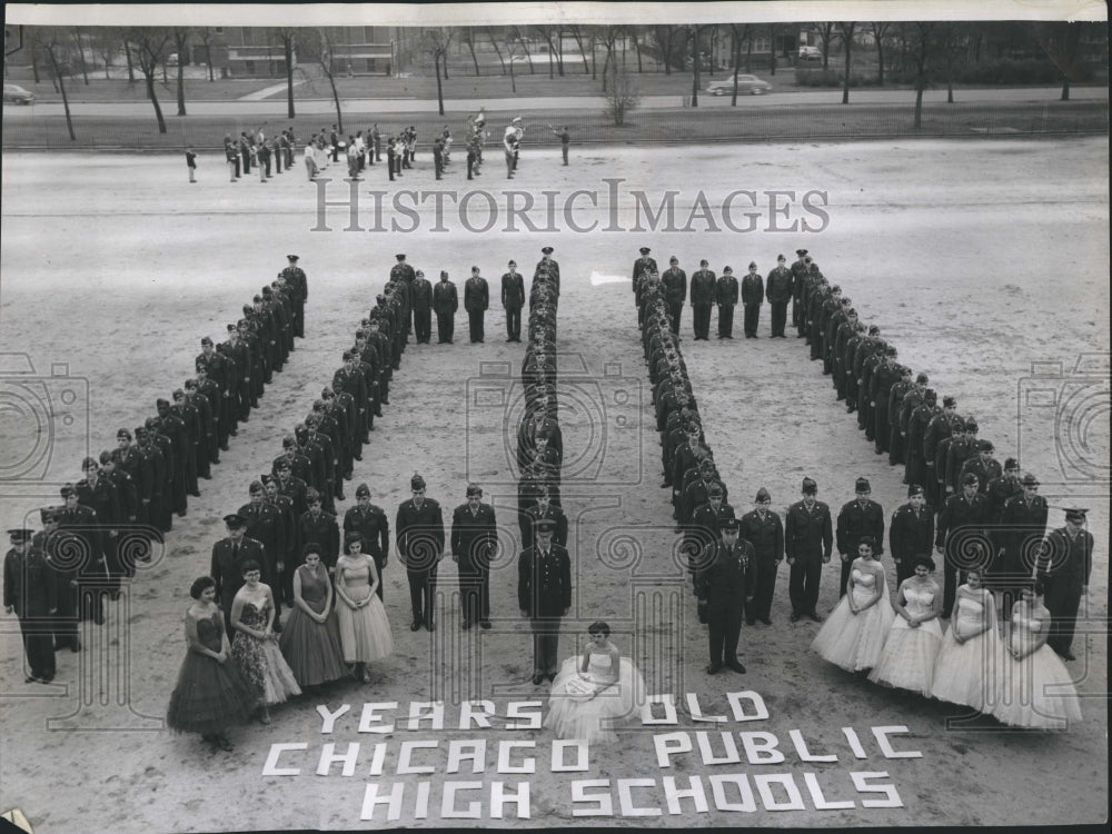 1956 Press Photo Harrison High School - Historic Images