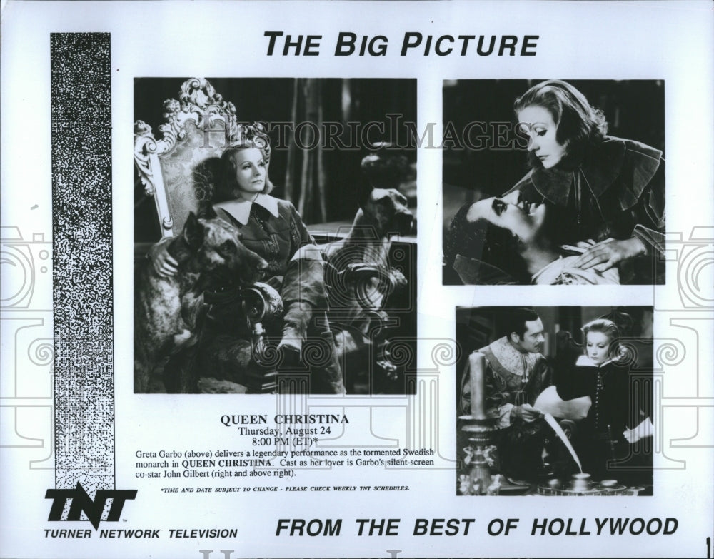 Press Photo Garbo in &quot;Queen Christina&quot; - Historic Images