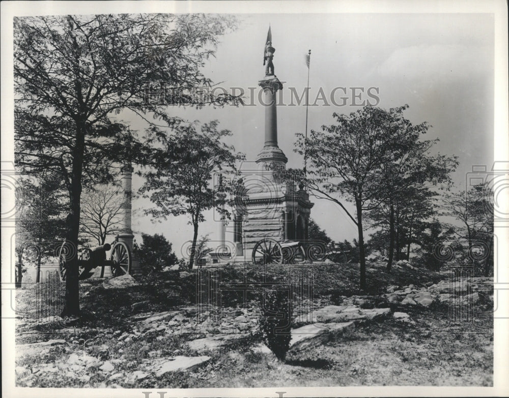 1968 Press Photo Civil war battle grounds Missionary Ridge - RSH27583 - Historic Images