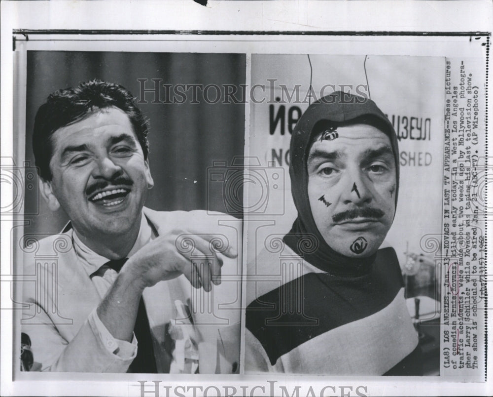 1962 Press Photo Ernie Kovacs - Historic Images