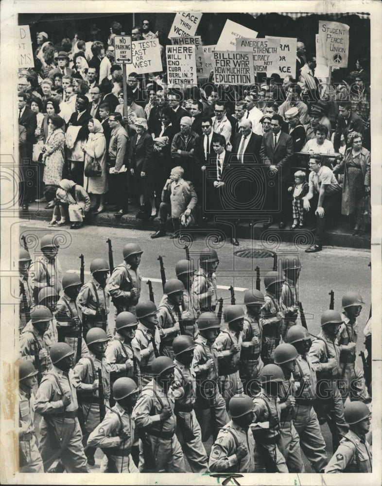 1963 Press Photo Armed Forces Day Parade - Historic Images