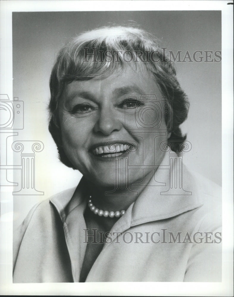 1977 Press Photo Comedienne Pat Carroll, Head Shot. - Historic Images