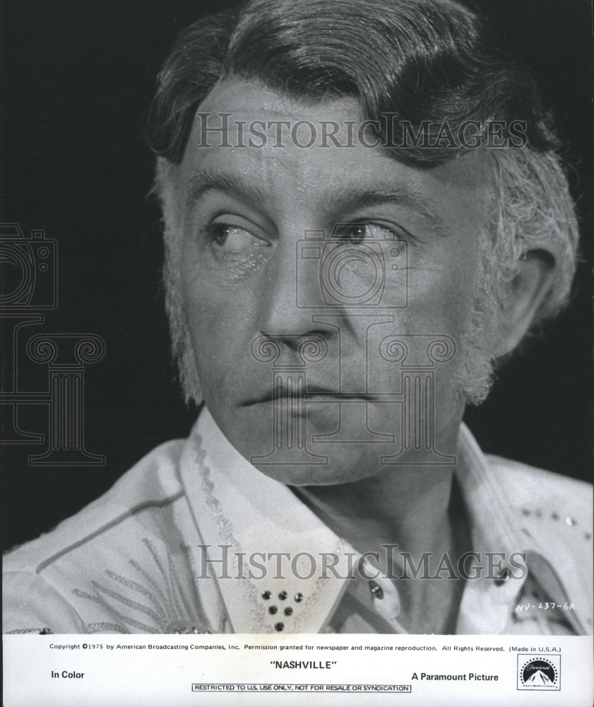 1975 Press Photo Henry Gibson as Haven Hamilton in &quot;Nashville&quot; - RSH28303 - Historic Images