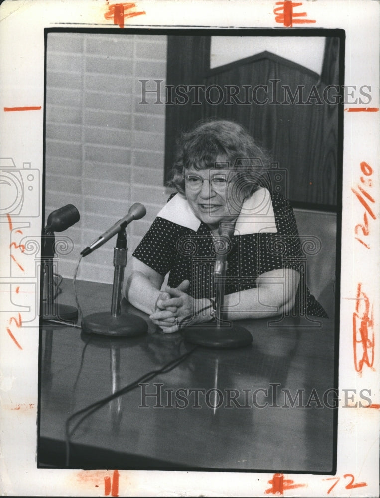 1974 Press Photo Cultural anthropologist Margaret Mead - RSH28375 - Historic Images