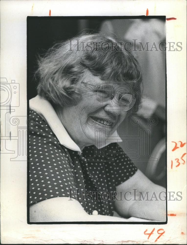 1974 Press Photo Dr.Margaret Mead shows in the picture. - Historic Images