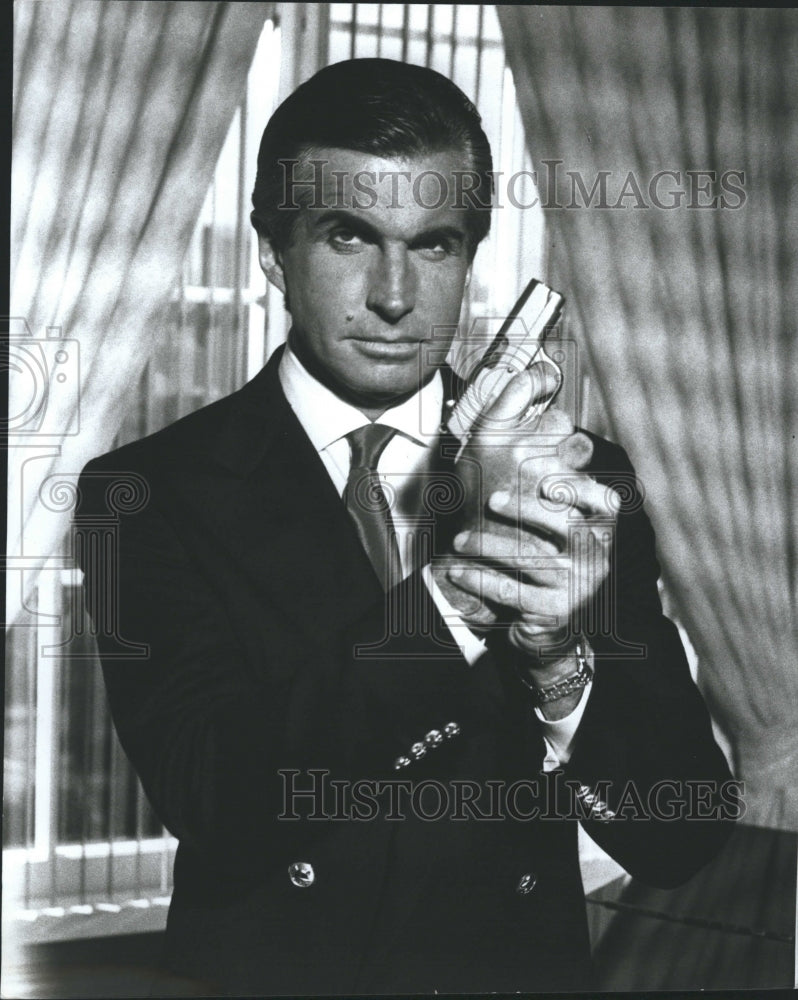 1987 Press Photo George Hamilton, Actor - Historic Images