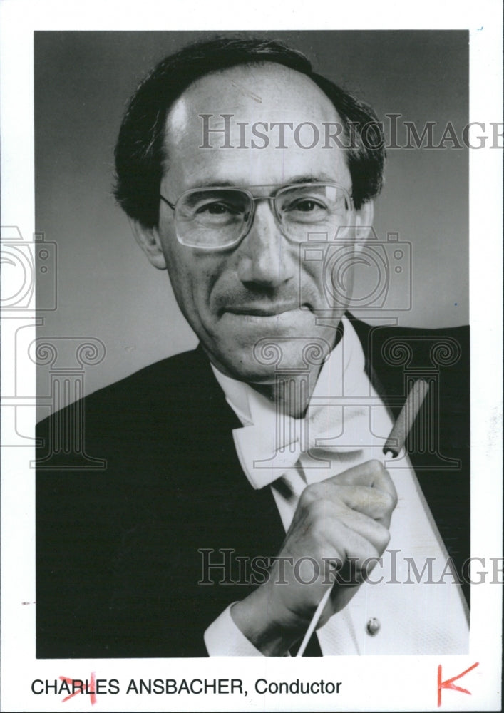 1997 Press Photo Conductor Charles Ansbacher - RSH28827 - Historic Images