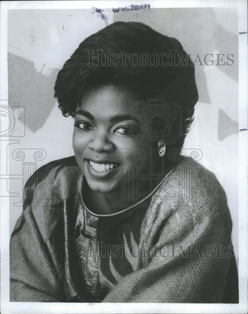 1986 Press Photo Oprah Winfrey Nominated For Academy Award - Historic Images