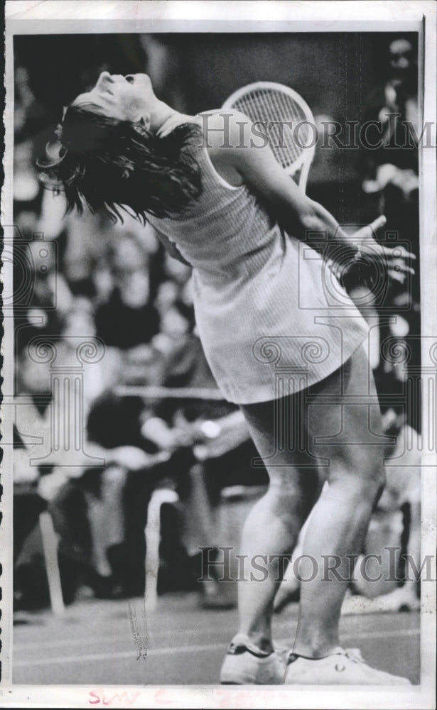 1975 Press Photo Martina Navratilova Czech American tennis player. - Historic Images