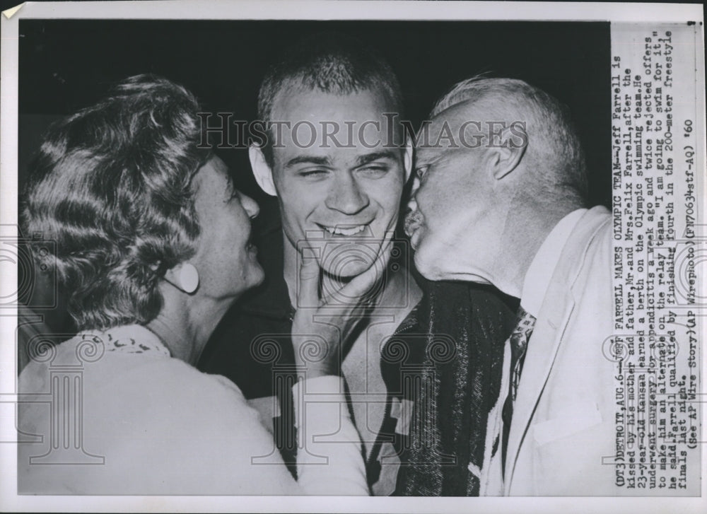 1960 Jeff Farrell Makes the Olympic Swim Team - Historic Images