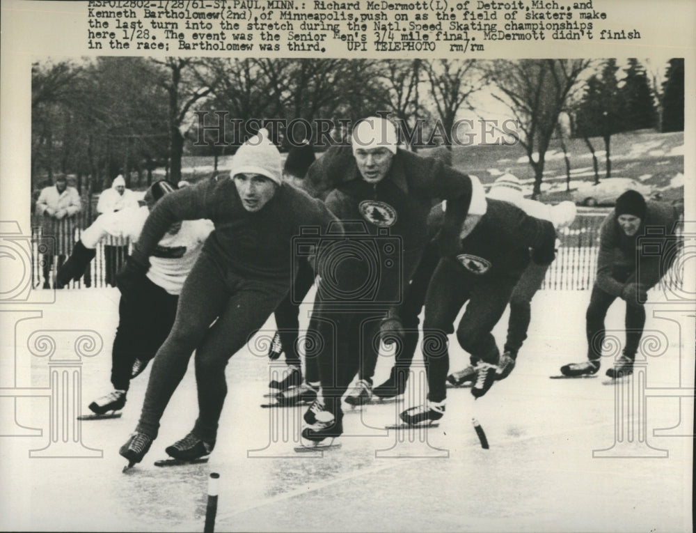 1961 Richard Mc Dermott Kenneth Bartholomew Press Photo - Historic Images