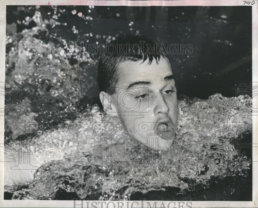 1961 Dick Nelson American Swimmer. - Historic Images