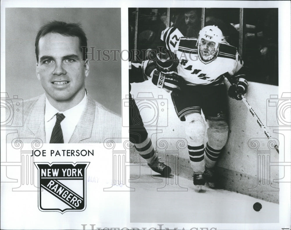 Press Photo New York Rangers Joe Paterson - RSH30285 - Historic Images