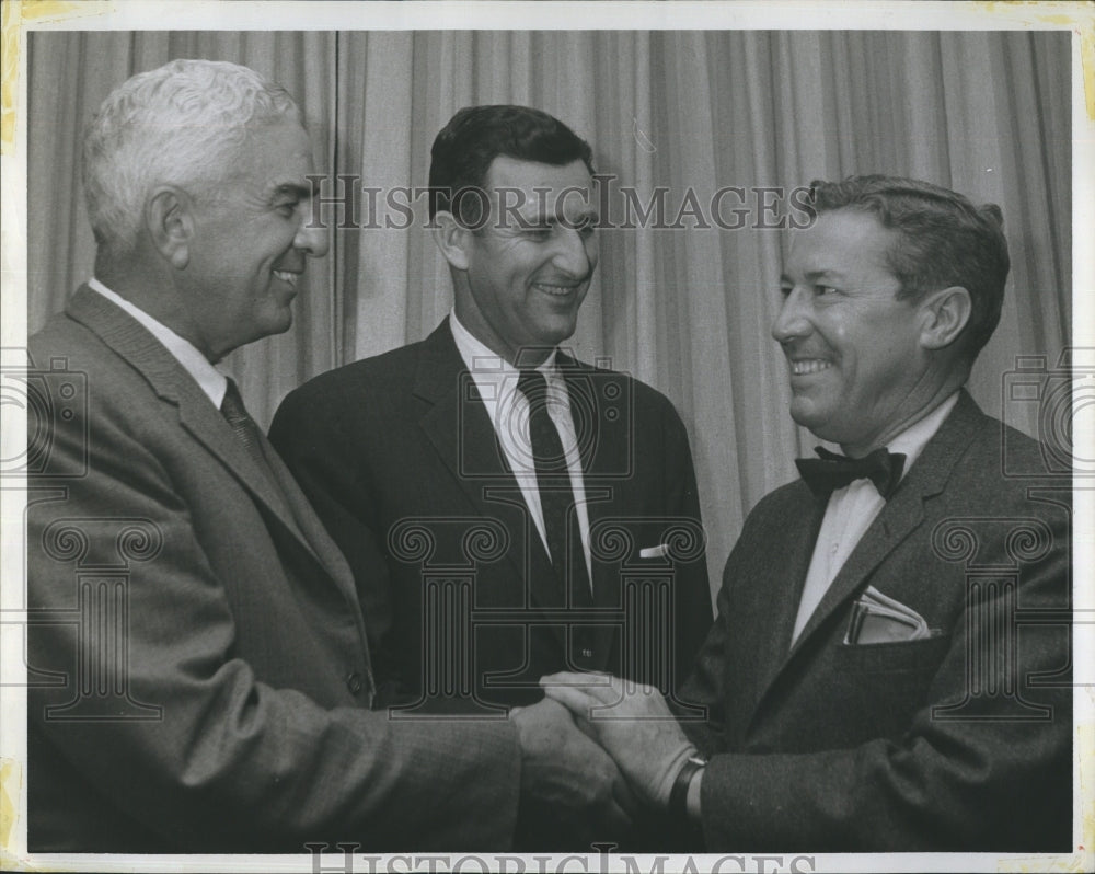 1960 Press Photo Elwood Queseda, Ed Doherty and Mickey Vernon - Historic Images