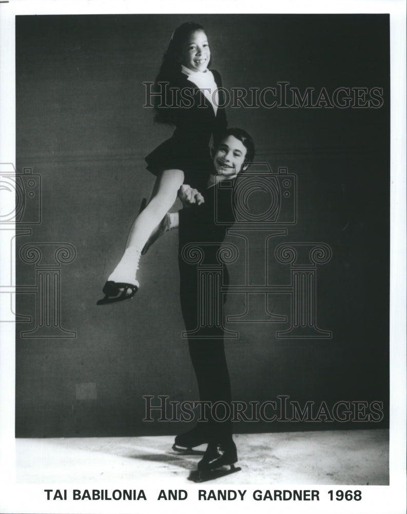 1968 Press Photo Skaters Tai Babilonia Randy Gardner - Historic Images