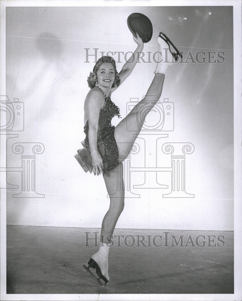 1960 Press Photo Lesley Goodwin Ice Follies. - RSH30529 - Historic Images