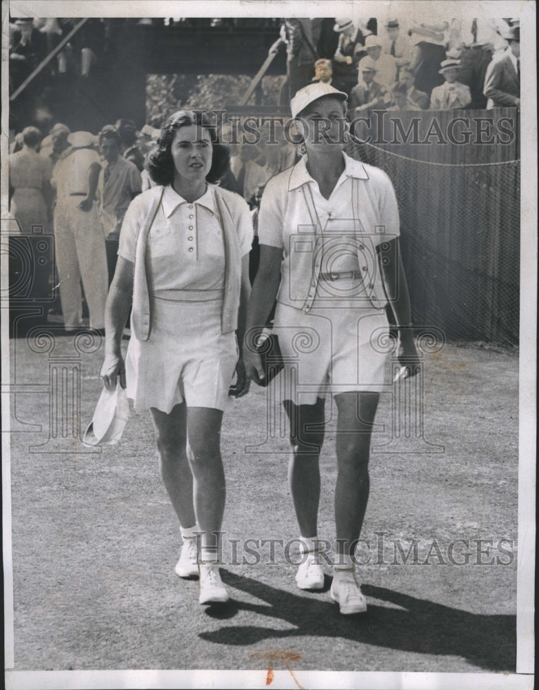 1938 Tennis Players Sarah Palfrey Fabyan &amp; Alice Marble - Historic Images