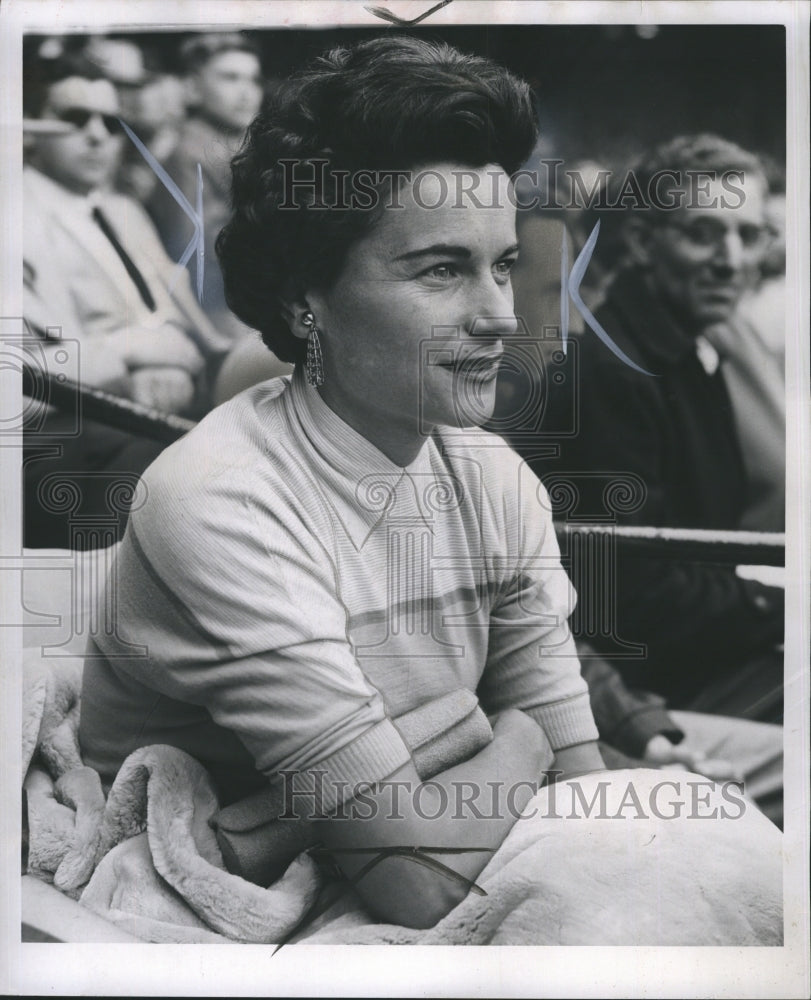 1955 Press Photo Nancy Chaffee (Tennis) - Historic Images