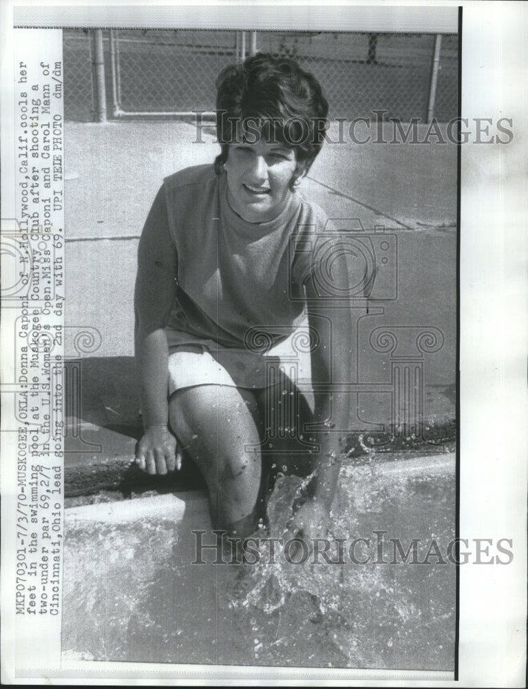 1970 Press Photo Donna Caponi (Golf) - RSH30917 - Historic Images