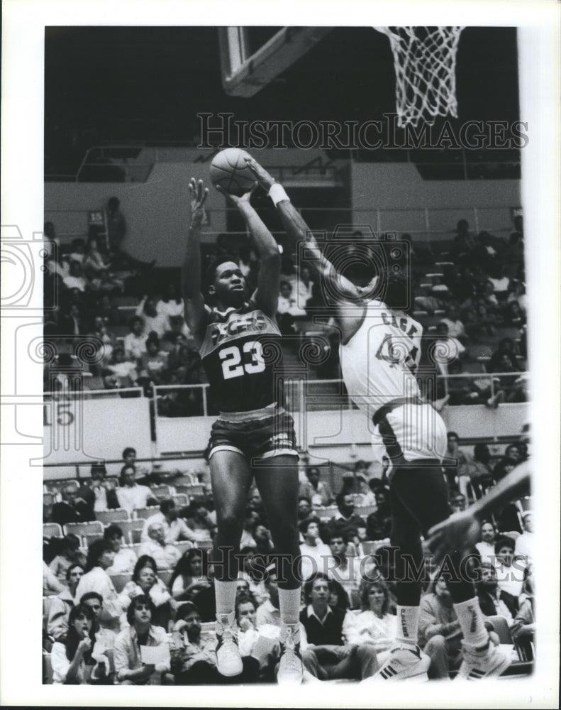 1986 Press Photo Wayman Tisdale Indiana Pacers - RSH31327 - Historic Images