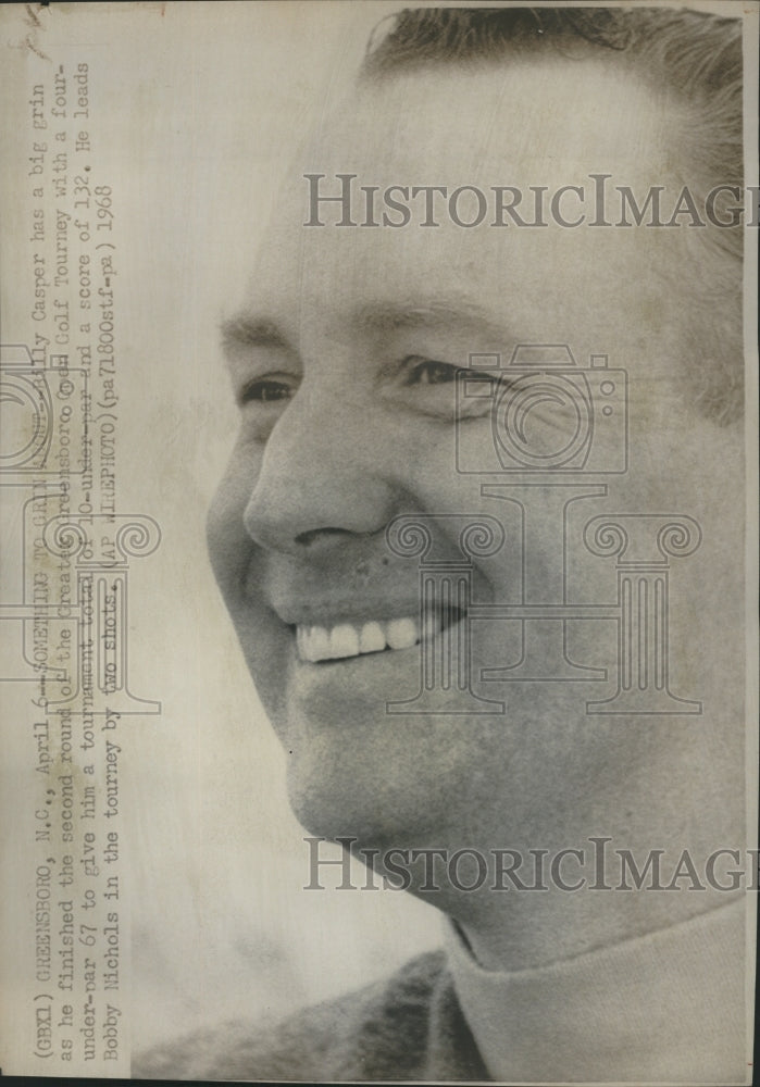 1968 Press Photo Billy Casper American professional golfer. - Historic Images