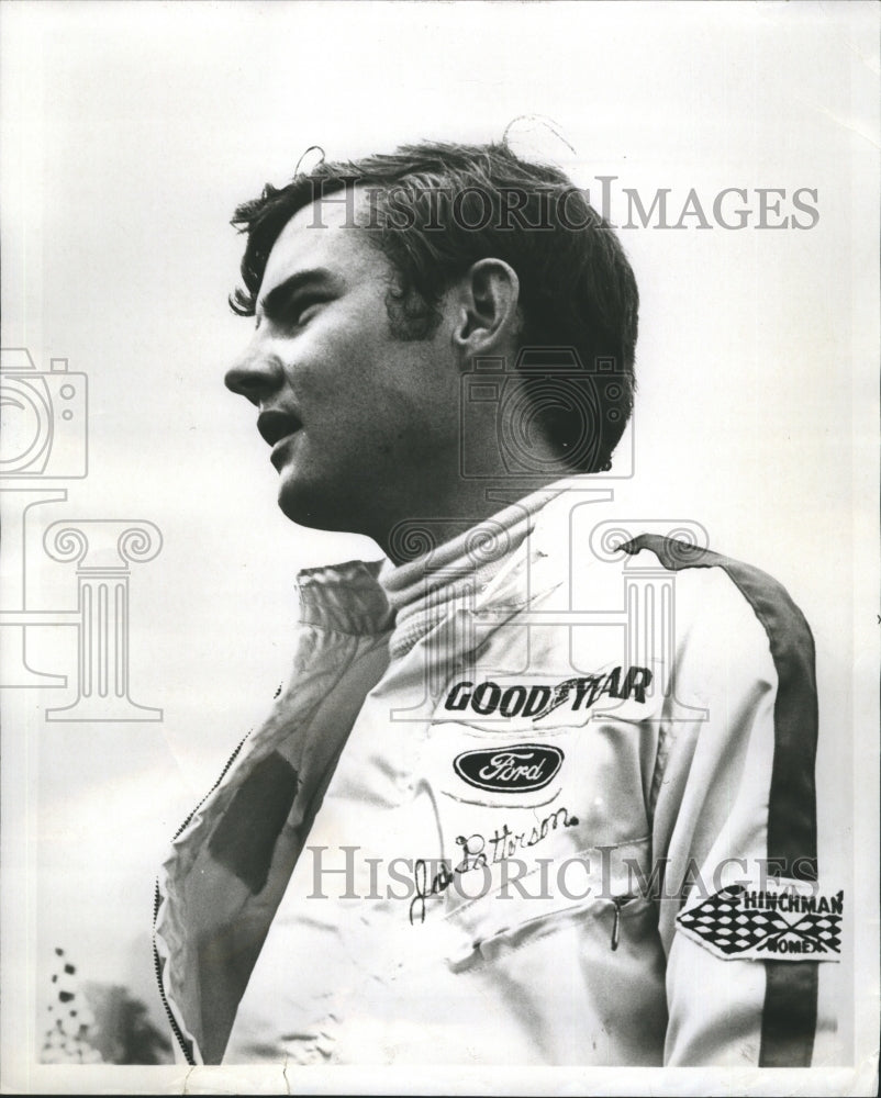 1971 Press Photo Jas Patterson before the Boston Autorama - RSH31463 - Historic Images